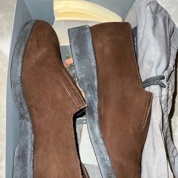 Arche Vintage France Cartouche calfskin leather shoe Brown Suede size eu 39 - Picture 8 of 15